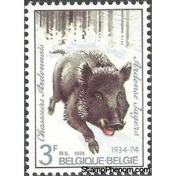 Belgium 1974 Ardennes Regiment of Chasseurs-Stamps-Belgium-StampPhenom