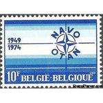 Belgium 1974 NATO 25th Anniversary-Stamps-Belgium-StampPhenom