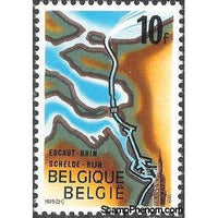 Belgium 1975 Opening of Rhine - Scheldt Canal-Stamps-Belgium-StampPhenom