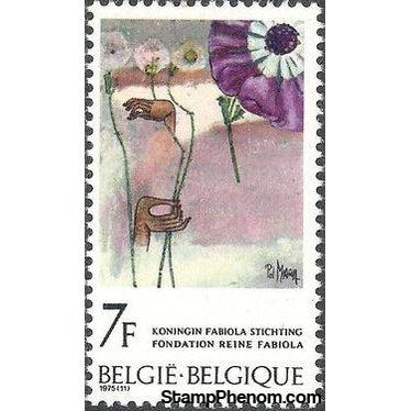 Belgium 1975 Queen Fabiola Foundation for the Mentally Ill-Stamps-Belgium-StampPhenom