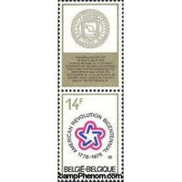 Belgium 1976 American Revolution 200th Anniversary-Stamps-Belgium-StampPhenom