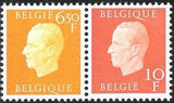 Belgium 1976 King Baudouin Silver Jubilee-Stamps-Belgium-StampPhenom
