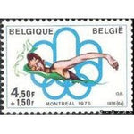 Belgium 1976 Olympic Games Montreal-Stamps-Belgium-StampPhenom