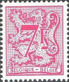 Belgium 1977-1986 Defintives Digit on Heraldic Lion - New Type-Stamps-Belgium-StampPhenom