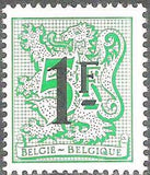 Belgium 1977-1986 Defintives Digit on Heraldic Lion - New Type-Stamps-Belgium-StampPhenom