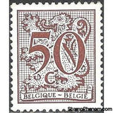 Belgium 1977-1986 Defintives Digit on Heraldic Lion - New Type-Stamps-Belgium-StampPhenom