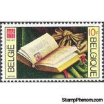 Belgium 1977 IFLA - 50th Anniversary-Stamps-Belgium-StampPhenom