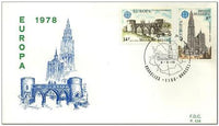 Belgium 1978 Europa - Architecture-Stamps-Belgium-StampPhenom