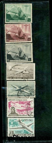 Belgium Aircraft , 7 stamps