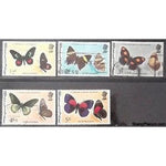 Belize Butterflies, 5 stamps-Stamps-Belize-StampPhenom