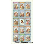 Belize Christ 14 Stations of the Cross , 15 stamps