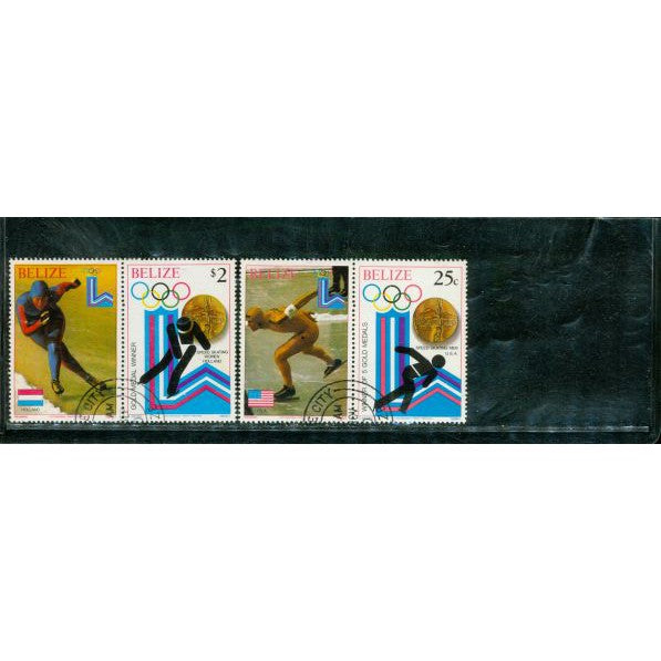 Belize Olympics , 4 stamps