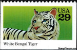 United States of America 1992 Bengal Tiger (Panthera tigris tigris) - Albino