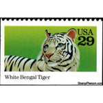 United States of America 1992 Bengal Tiger (Panthera tigris tigris) - Albino