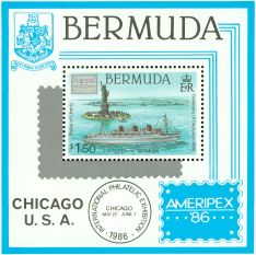 Bermuda Liberty , 1 souvenir sheet - Bermuda Liberty , 1 souvenir sheet