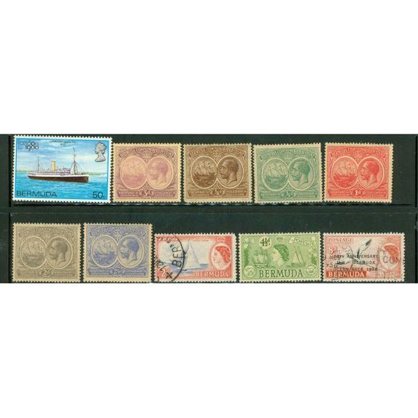 Bermuda Lot , 10 stamps - Bermuda Lot , 10 stamps