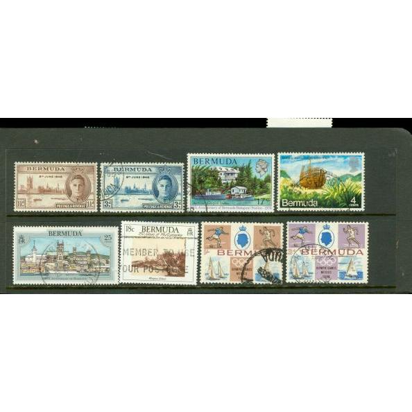 Bermuda Lot , 8 stamps - Bermuda Lot , 8 stamps