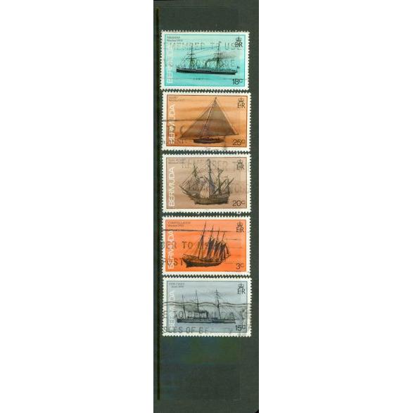Bermuda Ships , 5 stamps - Bermuda Ships , 5 stamps