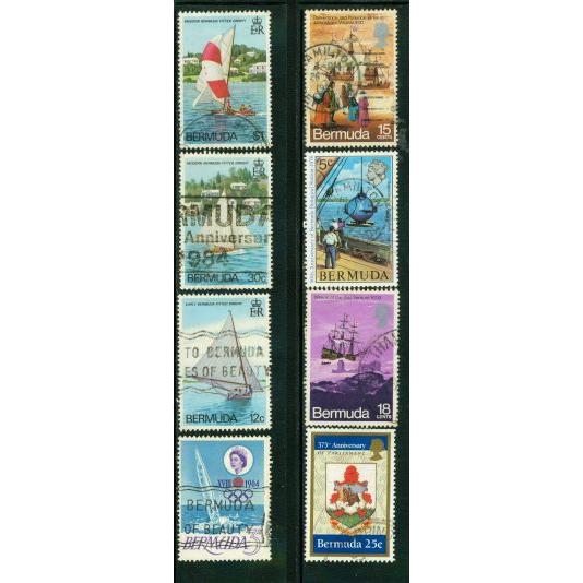 Bermuda Ships , 8 stamps Lot 2 - Bermuda Ships , 8 stamps Lot 2