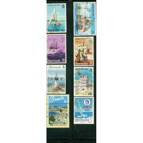 Bermuda Ships , 8 stamps Lot 3 - Bermuda Ships , 8 stamps Lot 3
