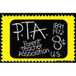 United States of America 1972 Blackboard with P.T.A.