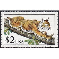 United States of America 1990 Bobcat (Lynx rufus)