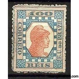 Brazil 1891 Liberty Head-Stamps-Brazil-Mint-StampPhenom