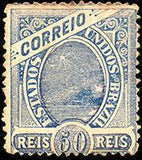 Brazil 1894-97 Definitives - Sugarloaf Mountain and Liberty Head-Stamps-Brazil-Mint-StampPhenom