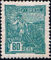 Brazil 1921-1922 Definitives - Industry %26 Culture %22BRASIL%22-Stamps-Brazil-Mint-StampPhenom