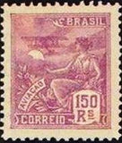 Brazil 1921-1922 Definitives - Industry %26 Culture %22BRASIL%22-Stamps-Brazil-Mint-StampPhenom