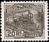 Brazil 1924-1925 Definitives - Agriculture %26 Culture - New Watermark-Stamps-Brazil-Mint-StampPhenom