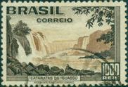 Brazil 1938 Tourist Publicity (second series). Iguazú Falls-Stamps-Brazil-Mint-StampPhenom