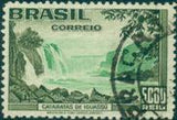 Brazil 1938 Tourist Publicity (second series). Iguazú Falls-Stamps-Brazil-Mint-StampPhenom