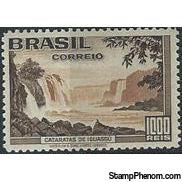 Brazil 1938 Tourist Publicity (second series). Iguazú Falls-Stamps-Brazil-Mint-StampPhenom