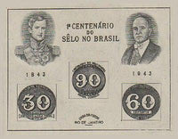 Brazil 1943 Stamp Centenary-Stamps-Brazil-Mint-StampPhenom