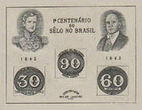 Brazil 1943 Stamp Centenary-Stamps-Brazil-Mint-StampPhenom