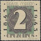 Brazil 1943 Stamp Centenary-Stamps-Brazil-Mint-StampPhenom