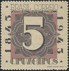 Brazil 1943 Stamp Centenary-Stamps-Brazil-Mint-StampPhenom