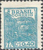 Brazil 1946-1951 Definitives - Local Motifs %26 Personalities-Stamps-Brazil-Mint-StampPhenom