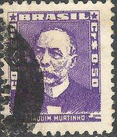 Brazil 1954-1955 Definitives - Personalities-Stamps-Brazil-Mint-StampPhenom