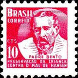 Brazil 1954 Leprosy Research - Obligatory Tax-Stamps-Brazil-Mint-StampPhenom