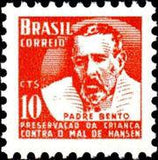 Brazil 1954 Leprosy Research - Obligatory Tax-Stamps-Brazil-Mint-StampPhenom