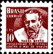 Brazil 1954 Leprosy Research - Obligatory Tax-Stamps-Brazil-Mint-StampPhenom