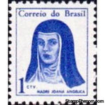 Brazil 1967 Definitives - Famous Women-Stamps-Brazil-Mint-StampPhenom
