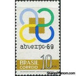 Brazil 1969 Abuexpo 69 Stamp Exhibition-Stamps-Brazil-Mint-StampPhenom