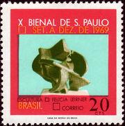 Brazil 1969 Art Exhibition-Stamps-Brazil-Mint-StampPhenom