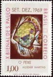 Brazil 1969 Art Exhibition-Stamps-Brazil-Mint-StampPhenom