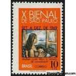 Brazil 1969 Art Exhibition-Stamps-Brazil-Mint-StampPhenom