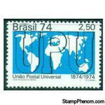 Brazil 1974 Centenary of Universal Postal Union-Stamps-Brazil-Mint-StampPhenom