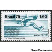 Brazil 1975 Pan-Am Games-Stamps-Brazil-Mint-StampPhenom